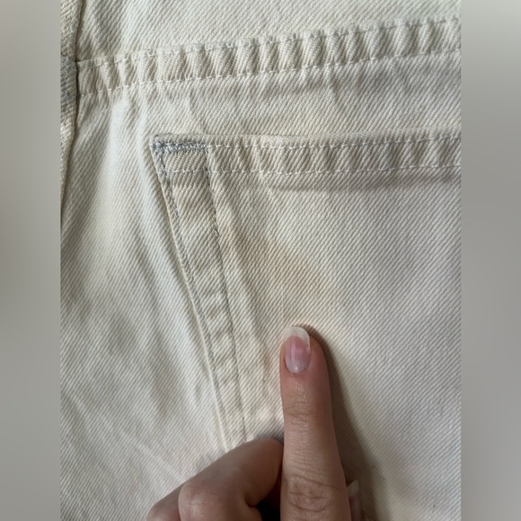 FRAME Two Tone White & Blue Le Bridgette High Waisted Short Women’s Size 25 NWT - Picture 14 of 16